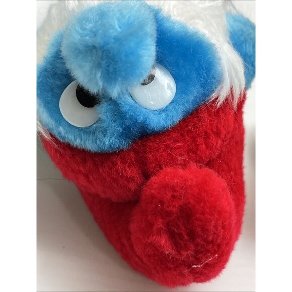 Vintage Smurfs Plush Lot Papa Cowboy Police Baby 1981–1983 Ganz Applause Peyo - Picture 4 of 16